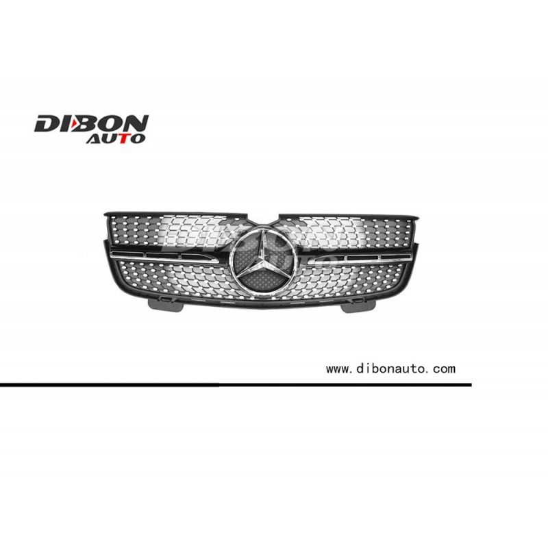 2007-2012 Mercedes-Benz GL-Class X164 Grille Diamand Style and Black